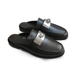 Hermes Leather Sabo Black