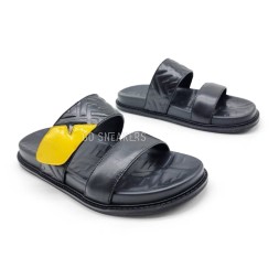 Fendi Slipper Black/Yellow