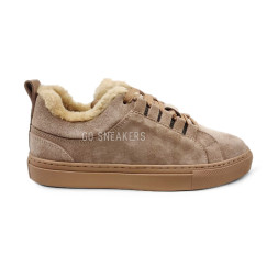 Brunello Cucinelli Winter Sneaker Suede Brown