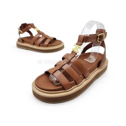 Céline Sandals Platform Brown