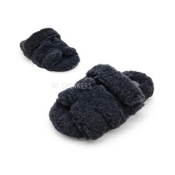 Hermes Flip-flops Wool Black