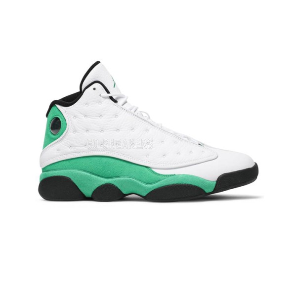 Унисекс кроссовки Nike Air Jordan 13 Retro White Lucky Green