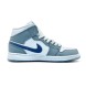 Унисекс кроссовки Nike Air Jordan White/Light Blue