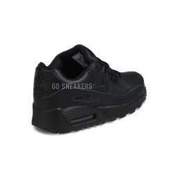 NIKE AIR MAX90 BLACK LEATHER