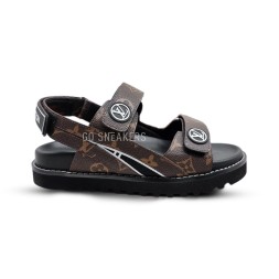 Louis Vuitton Leather Sandals Brown